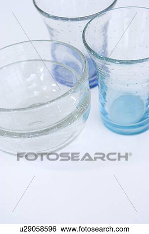 Glasses and bowls View Large Photo Image Stock Photograph - Glasses and bowls. Fotosearch
