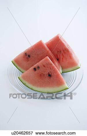 Stock Photo - Slices of watermelon. Fotosearch