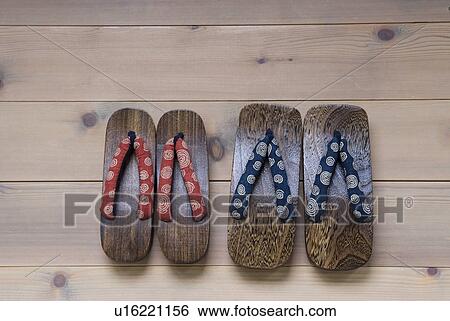 Wooden clogs View Large Photo Image Stock Photograph - Wooden clogs. Fotosearch