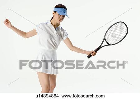 Female tennis player View Large Photo Image Picture - Female tennis player. Fotosearch