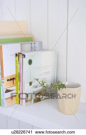 Stock Image - Books on shelf. Fotosearch