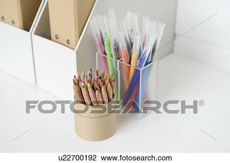 Color pencils in box View Large Photo Image Stock Image - Color pencils in box. Fotosearch
