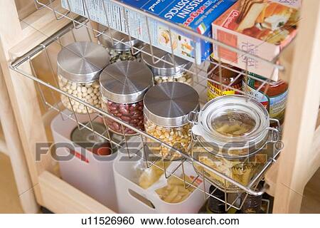 Stock Image - Food in rack. Fotosearch