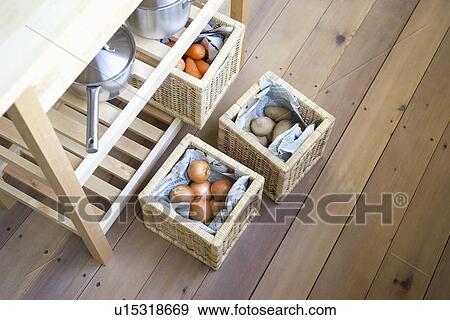 Stock Photo - Vegetables in basket. Fotosearch