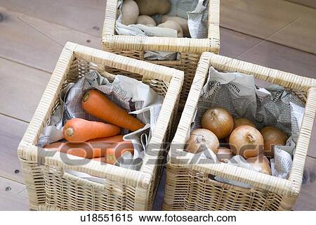 Stock Photography - Vegetables in basket. Fotosearch