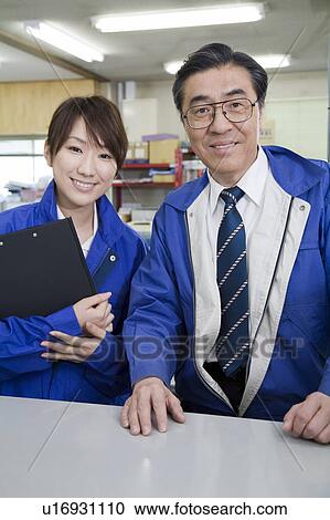 Portrait of mature man and young woman View Large Photo Image Stock Image - Portrait of mature man and young woman. Fotosearch