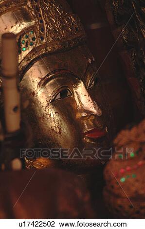 Stock Image - Burmese statue. Fotosearch
