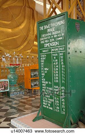 Stock Image - Sign inside a Pagoda. Fotosearch