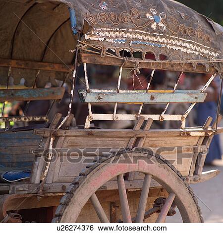 Stock Photograph - Wooden cart. Fotosearch