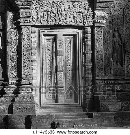 Stock Image - Angkor Wat - Banteay Srei - Siem Reap, Cambodia. Fotosearch