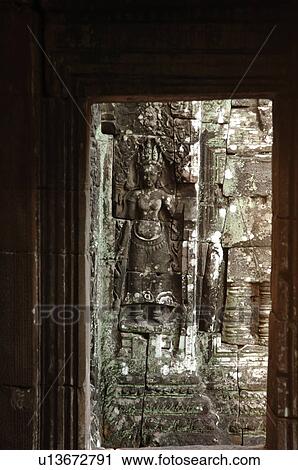 Doorway of Khmer Kingdom Palace ruins View Large Photo Image Stock Image - Doorway of Khmer Kingdom Palace ruins. Fotosearch