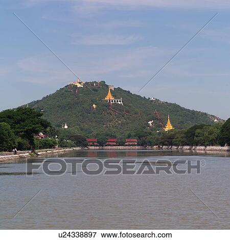 Stock Photo - Lake at Mandalay Hill. Fotosearch