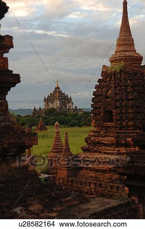 Myanmar - Bagan View Large Photo Image Picture - Myanmar - Bagan. Fotosearch