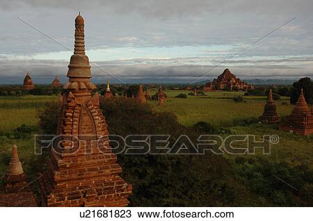 Myanmar - Bagan View Large Photo Image Stock Image - Myanmar - Bagan. Fotosearch