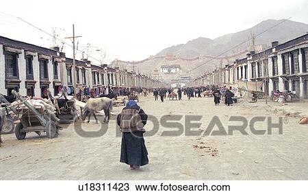 Tibet - winter 1993 View Large Photo Image Stock Image - Tibet - winter 1993. Fotosearch