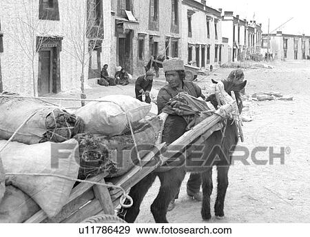 Stock Photo - Tibet - winter 1993. Fotosearch