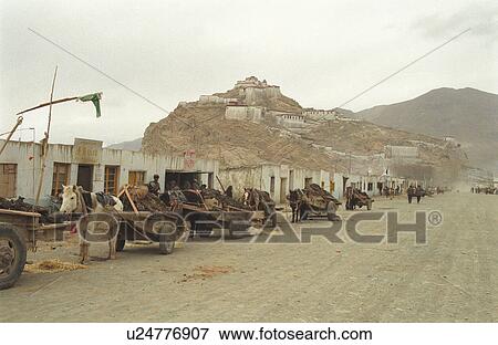 Tibet View Large Photo Image Stock Photo - Tibet. Fotosearch