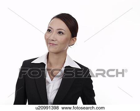 Stock Photo - Businesswoman smiling. Fotosearch