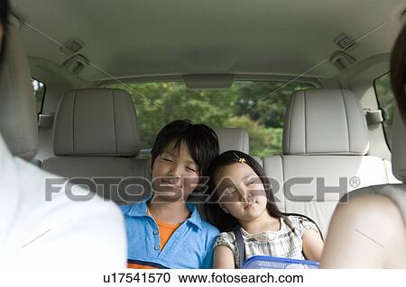 Children Sleeping in Back Seat View Large Photo Image Stock Image - Children Sleeping in Back Seat. Fotosearch