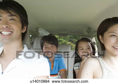 Families in a Car View Large Photo Image Picture - Families in a Car. Fotosearch