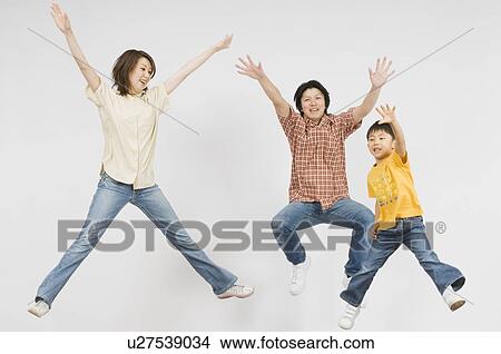 Family jumping View Large Photo Image Picture - Family jumping. Fotosearch