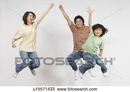 Family jumping View Large Photo Image Stock Image - Family jumping. Fotosearch