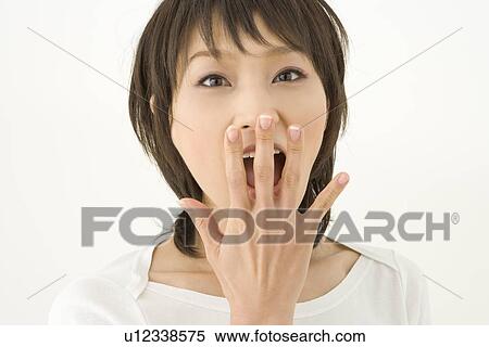 Young woman surprised View Large Photo Image Stock Photography - Young woman surprised. Fotosearch