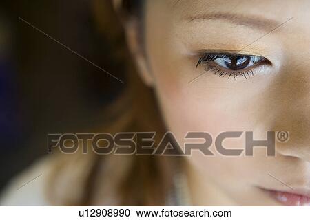 Stock Image - Young woman, close-up. Fotosearch