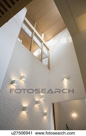 Stock Image - Lighting on wall. Fotosearch