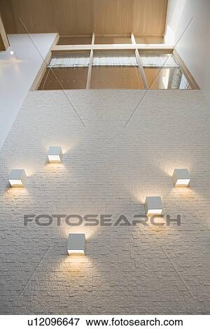 Lighting on wall View Large Photo Image Stock Photo - Lighting on wall. Fotosearch