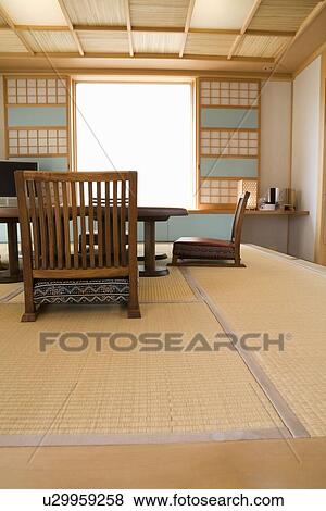 Tatami room View Large Photo Image Stock Photo - Tatami room. Fotosearch