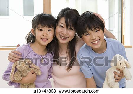 Stock Image - Portrait of family. Fotosearch
