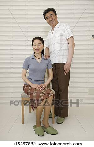 Portrait of mature couple View Large Photo Image Stock Image - Portrait of mature couple. Fotosearch