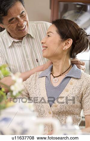 Portrait of mature couple View Large Photo Image Stock Photo - Portrait of mature couple. Fotosearch
