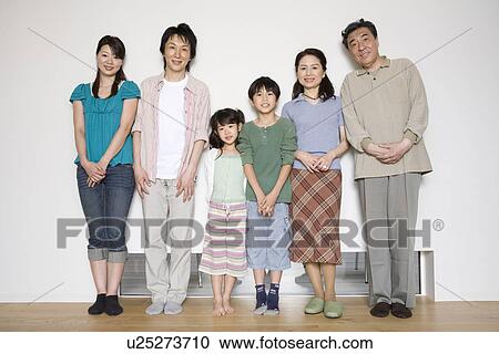 Portrait of three generation family View Large Photo Image Stock Image - Portrait of three generation family. Fotosearch