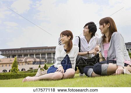 College students talking View Large Photo Image Stock Photo - College students talking. Fotosearch
