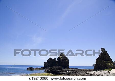 Sea-eroded rocks beside the sea View Large Photo Image Stock Image - Sea-eroded rocks beside the sea. Fotosearch
