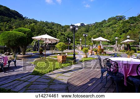Stock Image - Beautiful scenery and space for rest and entertainment. Fotosearch