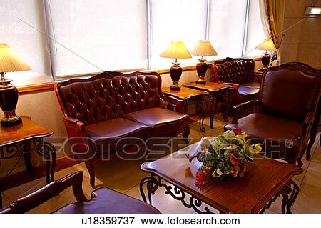 Home interior of modern style in the living room View Large Photo Image Stock Photo - Home interior of modern style in the living room. Fotosearch