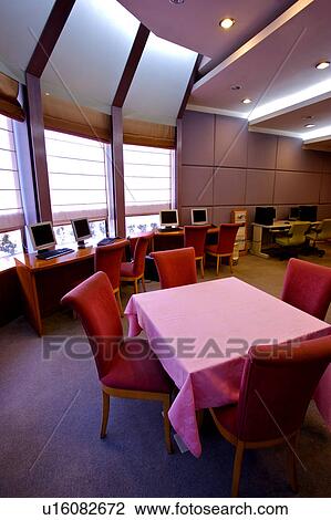 Interior design of modern style in the hotel View Large Photo Image Stock Image - Interior design of modern style in the hotel. Fotosearch