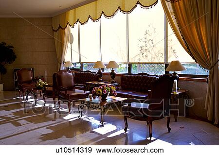 Interior design of modern style in the living room View Large Photo Image Stock Photo - Interior design of modern style in the living room. Fotosearch