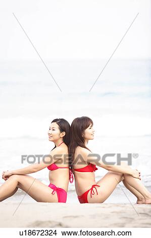 Japanese women in swimsuit View Large Photo Image Picture - Japanese women in swimsuit. Fotosearch