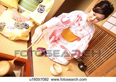 Stock Image - Tea ceremony. Fotosearch