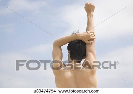 Back figure of Japanese man View Large Photo Image Picture - Back figure of Japanese man. Fotosearch