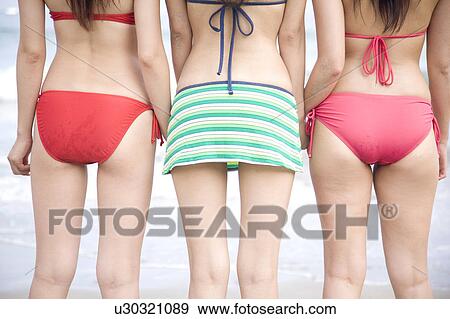 Back figure of Japanese weman in swimsuit View Large Photo Image Stock Photo - Back figure of Japanese weman in swimsuit. Fotosearch