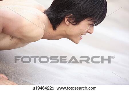 Stock Photography - Portrait of Japanese young man. Fotosearch