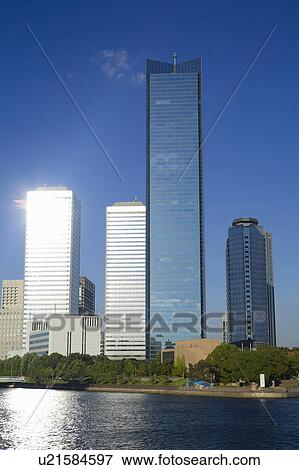 Stock Photo - Osaka Business Park. Fotosearch