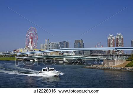 Stock Photograph - Rinkai newly developed city center. Fotosearch