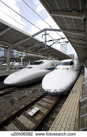 Stock Image - Tokaido Shinkansen. Fotosearch