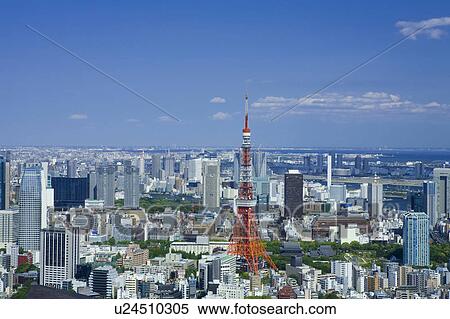 Tokyo tower View Large Photo Image Stock Photography - Tokyo tower. Fotosearch